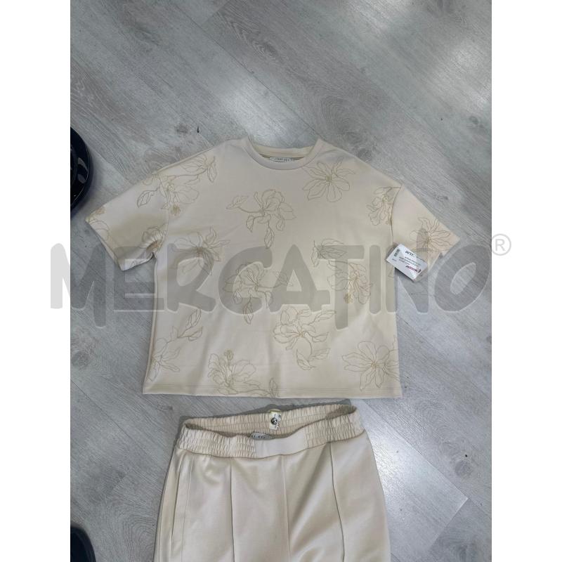 COMPLETO DONNA JIMMI KEY PANNA MAGLIA MEZZA MANICA FIORI | Mercatino dell'Usato San giovanni teatino 2