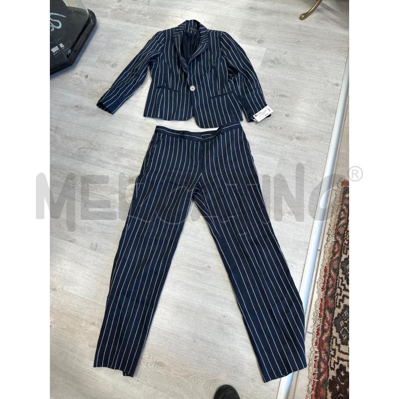 COMPLETO DONNA LUISA SPAGNOLI BLU BIANCO RIGHE  | Mercatino dell'Usato San giovanni teatino 1
