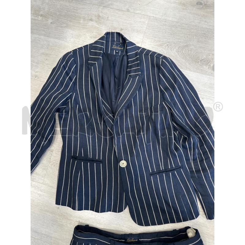 COMPLETO DONNA LUISA SPAGNOLI BLU BIANCO RIGHE  | Mercatino dell'Usato San giovanni teatino 2