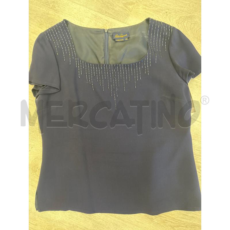 COMPLETO DONNA LUISA SPAGNOLI BLU PERLINE  | Mercatino dell'Usato San giovanni teatino 2