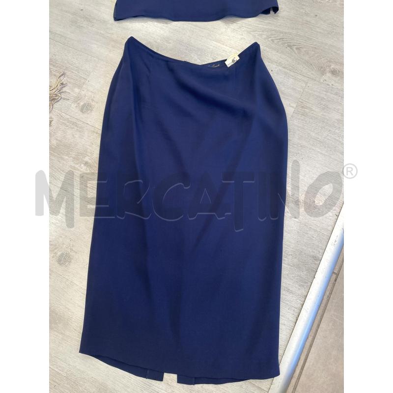 COMPLETO DONNA LUISA SPAGNOLI BLU PERLINE  | Mercatino dell'Usato San giovanni teatino 3