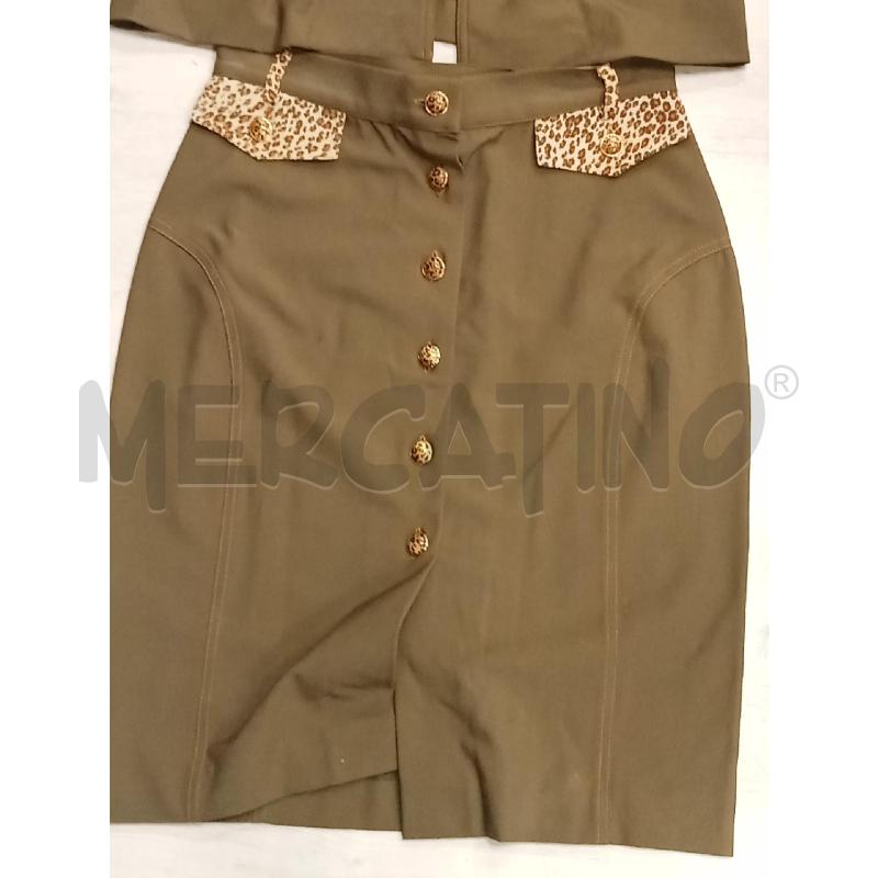 COMPLETO DONNA QUEEN&QUEEN VERDE MILITARE LEOPARDATO | Mercatino dell'Usato San giovanni teatino 3