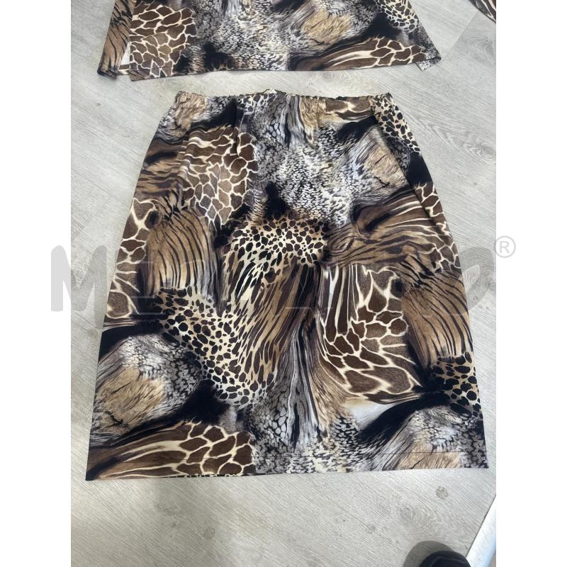 COMPLETO DONNA SMARCHIATO ANIMALIER MANICA LUNGA GONNA | Mercatino dell'Usato San giovanni teatino 3