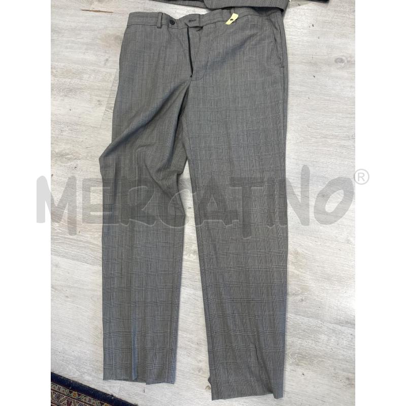 COMPLETO UOMO CONBIPEL GRIGIO QUADRETTI  | Mercatino dell'Usato San giovanni teatino 2