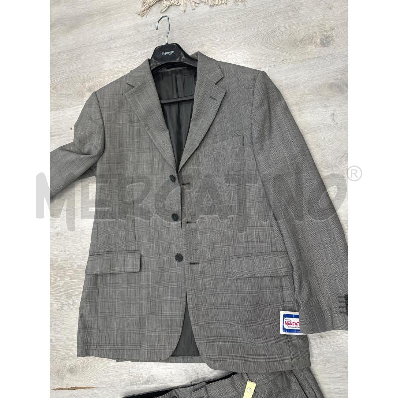 COMPLETO UOMO CONBIPEL GRIGIO QUADRETTI  | Mercatino dell'Usato San giovanni teatino 3