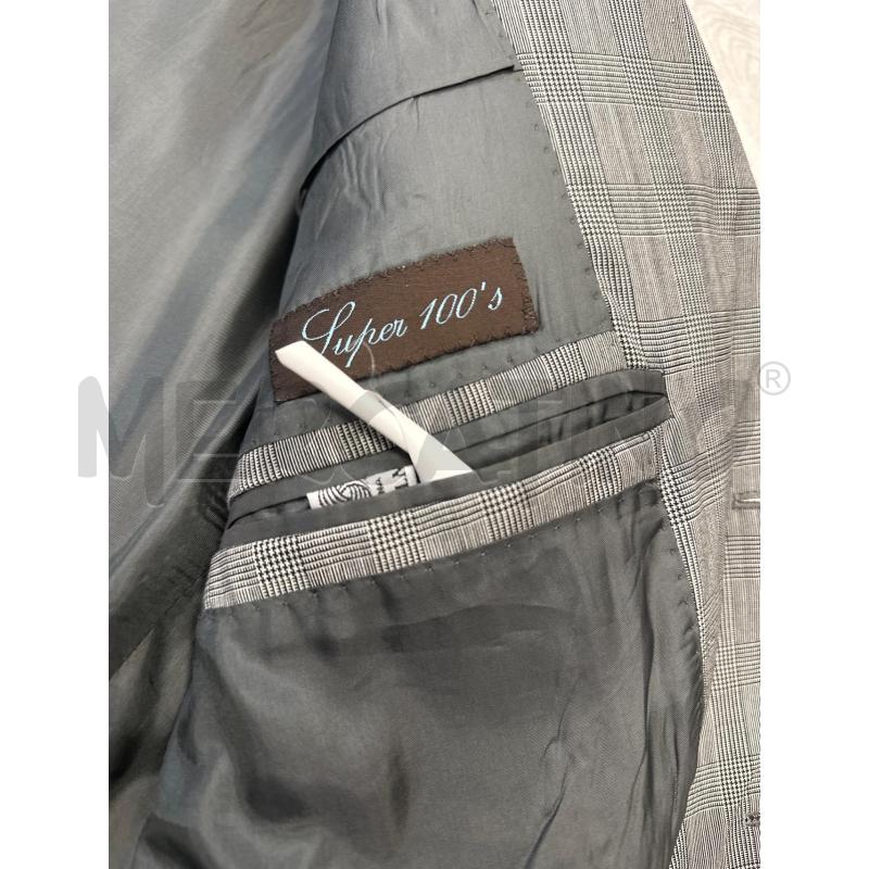 COMPLETO UOMO CONBIPEL GRIGIO QUADRETTI  | Mercatino dell'Usato San giovanni teatino 4