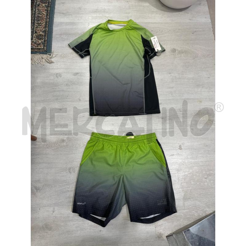 COMPLETO UOMO EMPORIO ARMANI VERDE NERO SFUMATO TRIANGOLI GRIGI | Mercatino dell'Usato San giovanni teatino 1