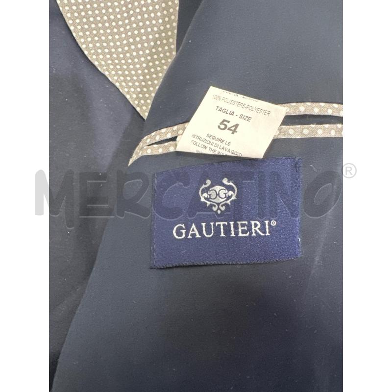 COMPLETO UOMO GAUTIERI BLU  | Mercatino dell'Usato San giovanni teatino 4