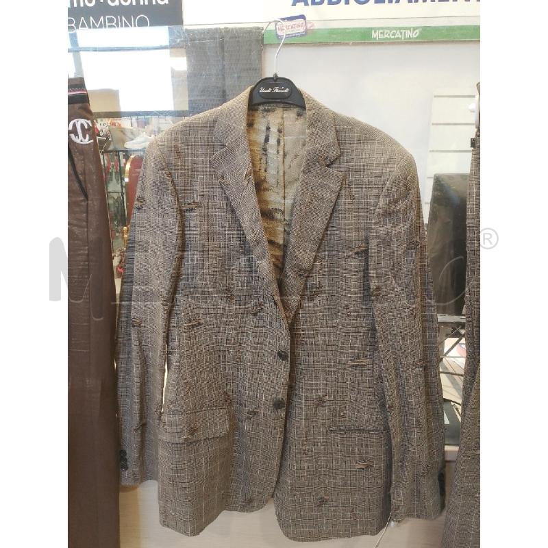 COMPLETO UOMO JUST CAVALLI MARRONE STRAPPI INTERNO ANIMALIER | Mercatino dell'Usato San giovanni teatino 1
