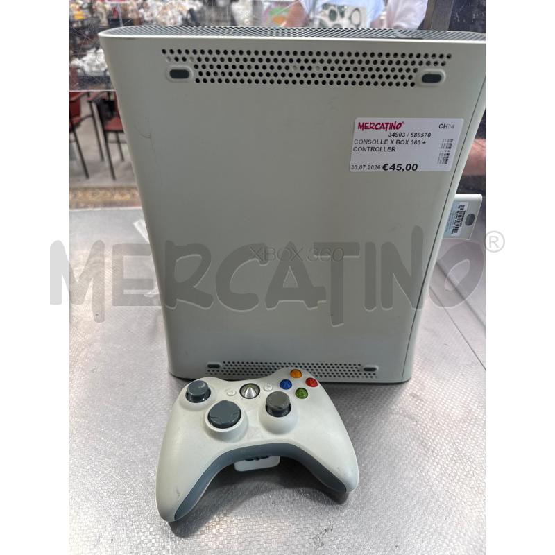 CONSOLLE X BOX 360 + CONTROLLER | Mercatino dell'Usato San giovanni teatino 1