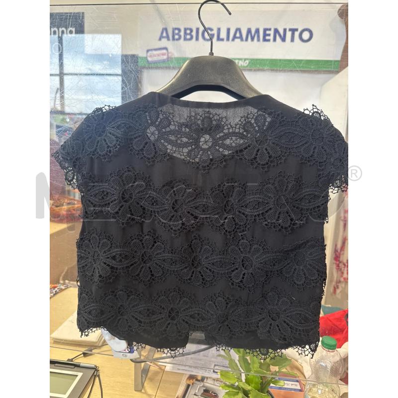 COPRI SPALLA MARELLA NERO PIZZO | Mercatino dell'Usato San giovanni teatino 2
