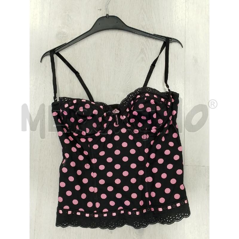 CORSETTO FORNARIN NERO POIS ROSA | Mercatino dell'Usato San giovanni teatino 1