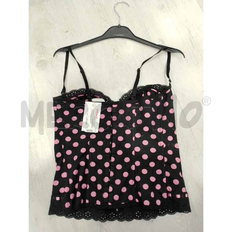 CORSETTO FORNARIN NERO POIS ROSA | Mercatino dell'Usato San giovanni teatino 2