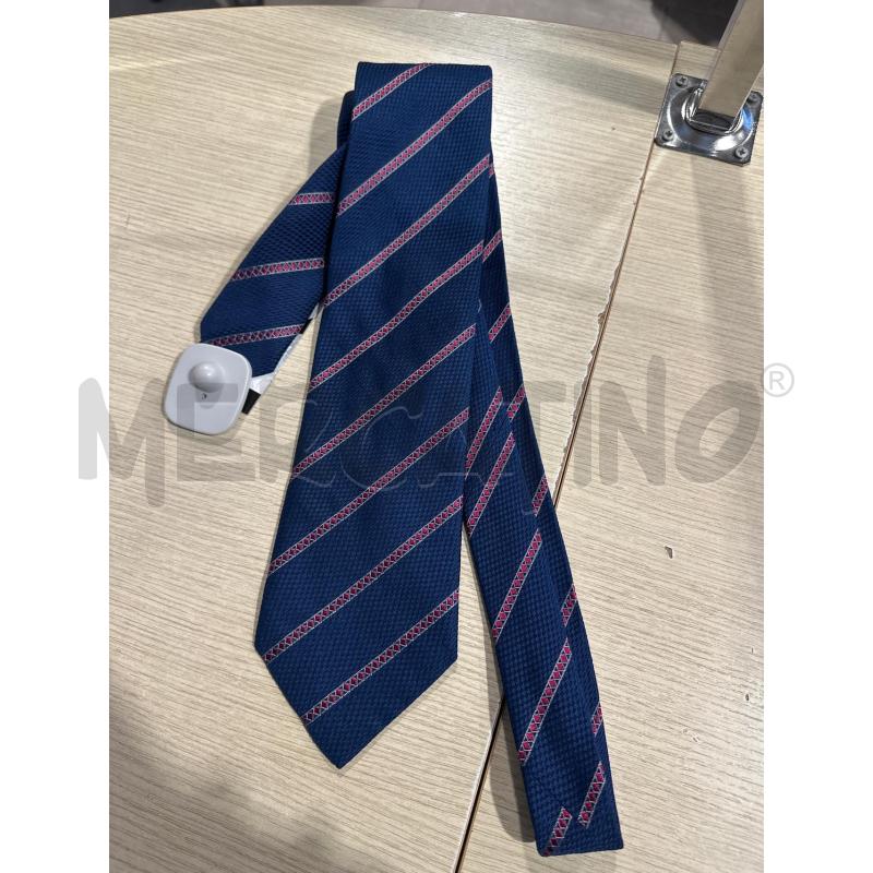CRAVATTA BRIONI BLU ROMBI ROSSI | Mercatino dell'Usato San giovanni teatino 1