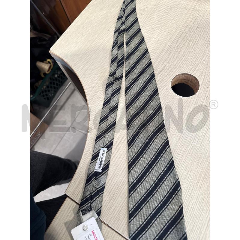 CRAVATTA DOLCE&GABBANA NERA BEIGE  | Mercatino dell'Usato San giovanni teatino 1
