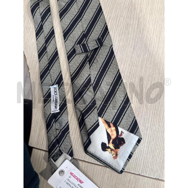 CRAVATTA DOLCE&GABBANA NERA BEIGE  | Mercatino dell'Usato San giovanni teatino 2