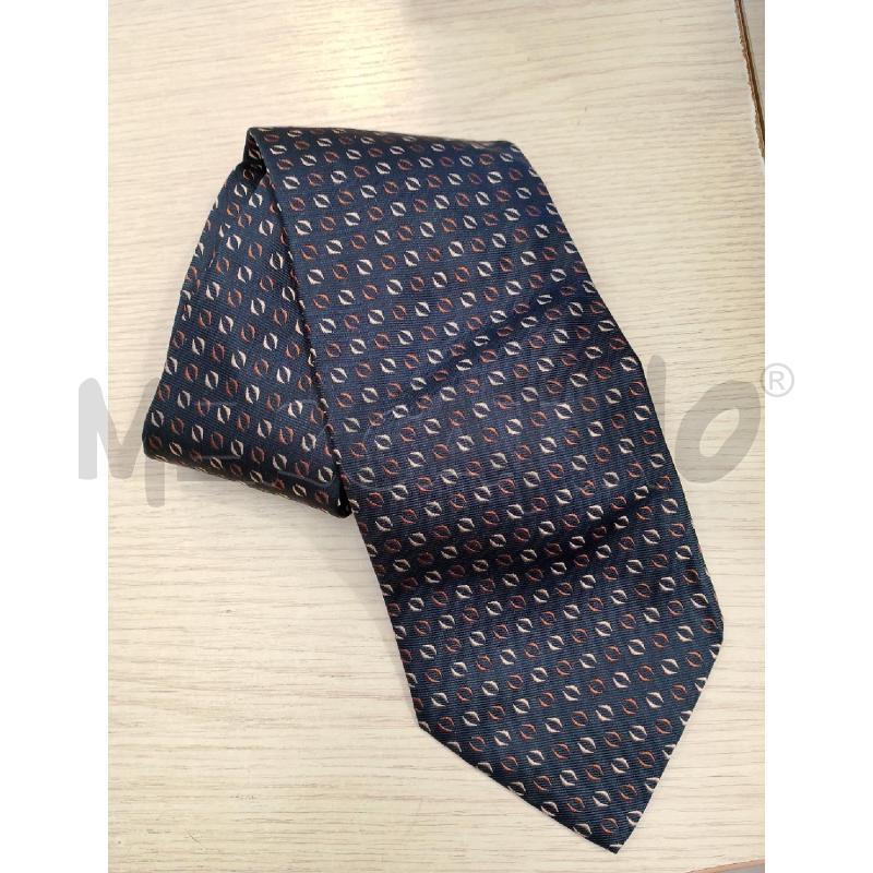CRAVATTA GIORGIO ARMANI BLU DETT MARRONI BEIGE | Mercatino dell'Usato San giovanni teatino 1