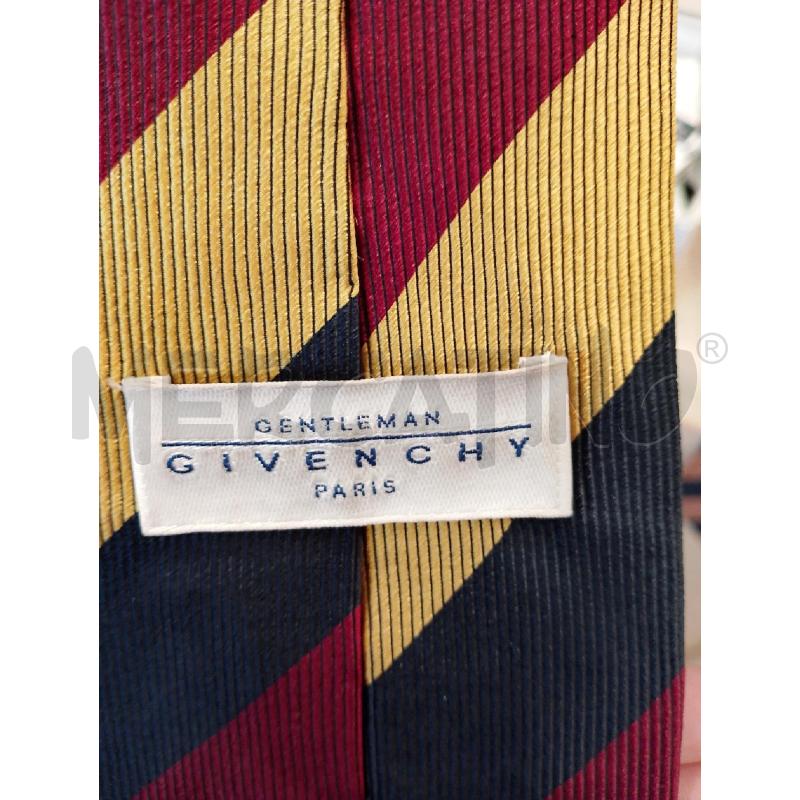 CRAVATTA GIVENCHY GIALLA BLU ROSSA | Mercatino dell'Usato San giovanni teatino 2
