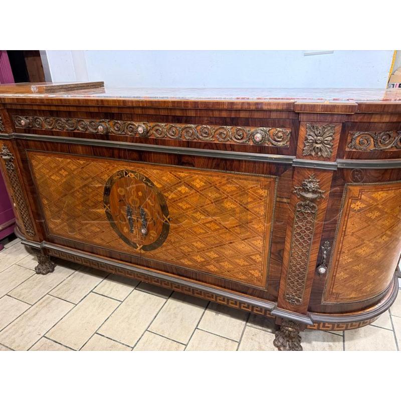 CREDENZA INTARSIATA LEGNO | Mercatino dell'Usato San giovanni teatino 2