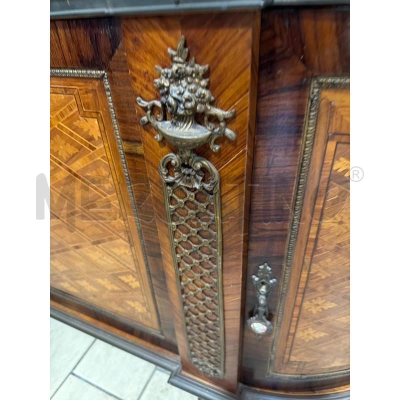 CREDENZA INTARSIATA LEGNO | Mercatino dell'Usato San giovanni teatino 4