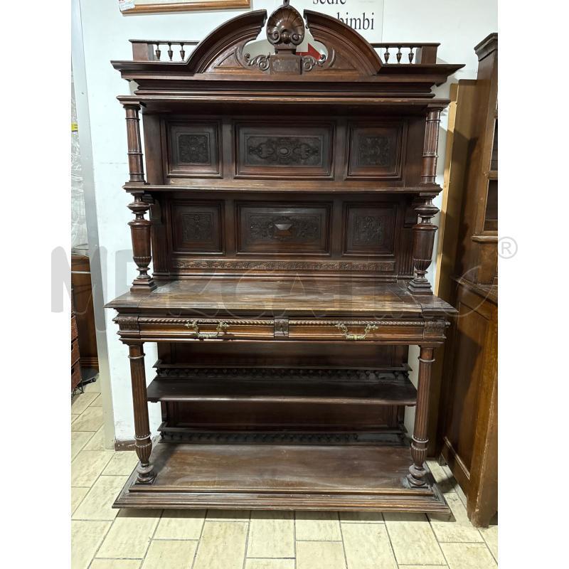 CREDENZA PIATTAIA LEGNO INIZIO 900 | Mercatino dell'Usato San giovanni teatino 1