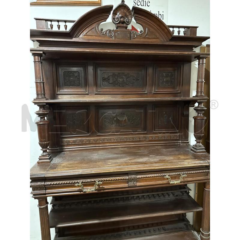 CREDENZA PIATTAIA LEGNO INIZIO 900 | Mercatino dell'Usato San giovanni teatino 2