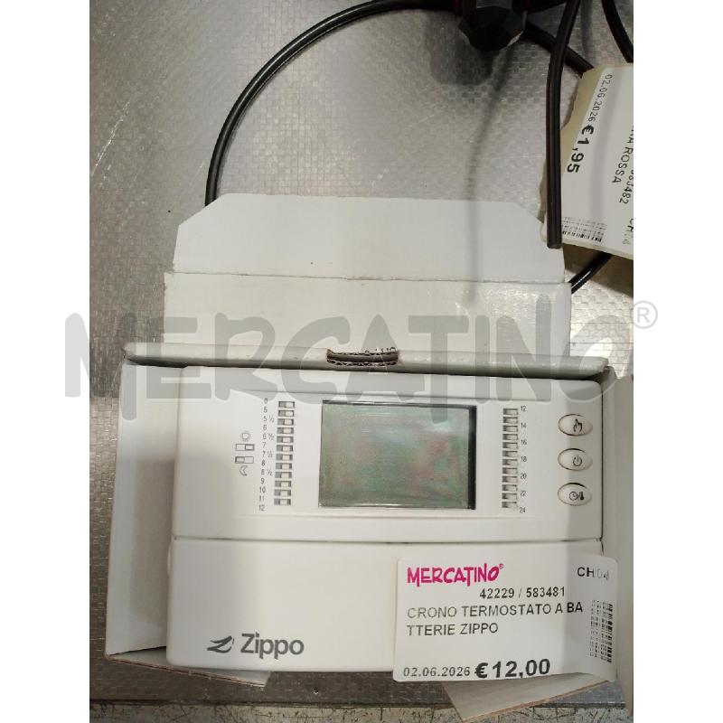 CRONO TERMOSTATO A BATTERIE ZIPPO  | Mercatino dell'Usato San giovanni teatino 1