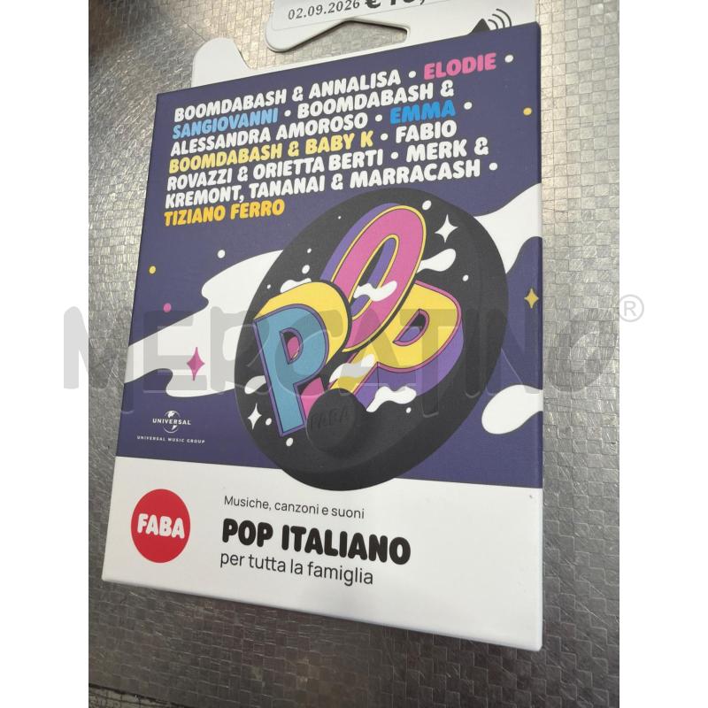 DISCO SONORO FABA 30 MIN. | Mercatino dell'Usato San giovanni teatino 1