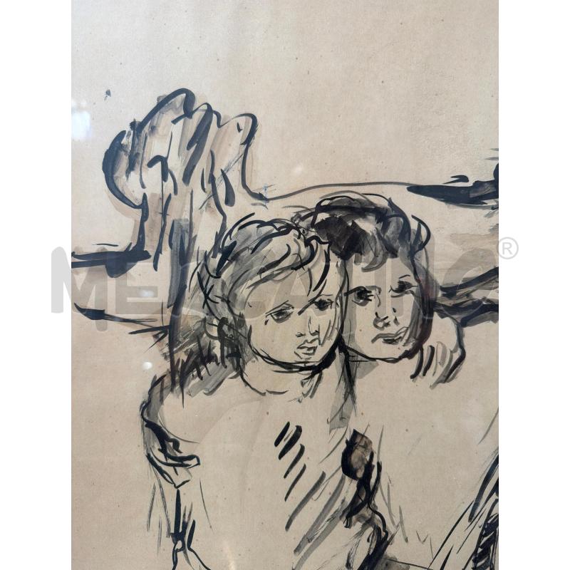DISEGNO A FIRMA CIVITARESE '69 35X45CM SU CARTE | Mercatino dell'Usato San giovanni teatino 3