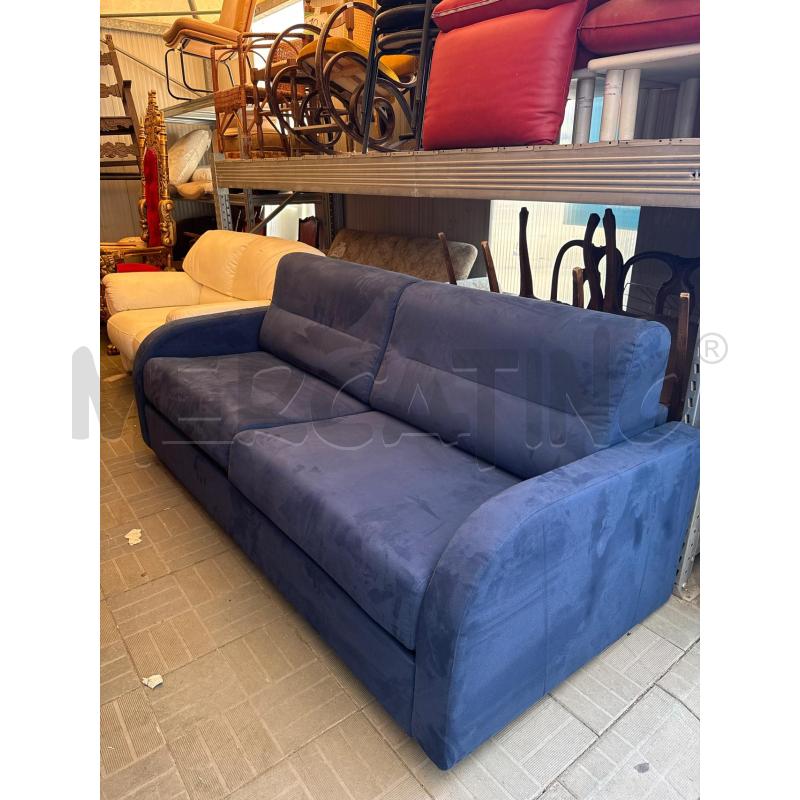 DIVANO LETTO  CHATEAU D'AX MATRIMONIALE BLU  | Mercatino dell'Usato San giovanni teatino 1