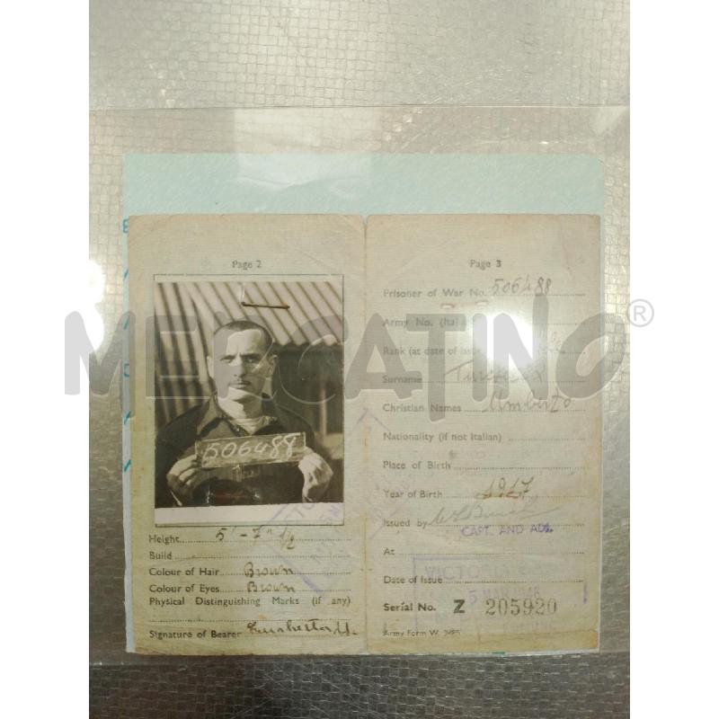 DOCUMENTO PRIGIONIERO  | Mercatino dell'Usato San giovanni teatino 2