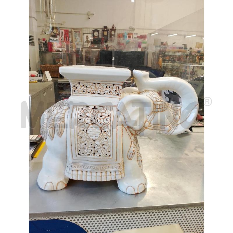 ELEFANTE CERAMICA BIANCO  | Mercatino dell'Usato San giovanni teatino 1