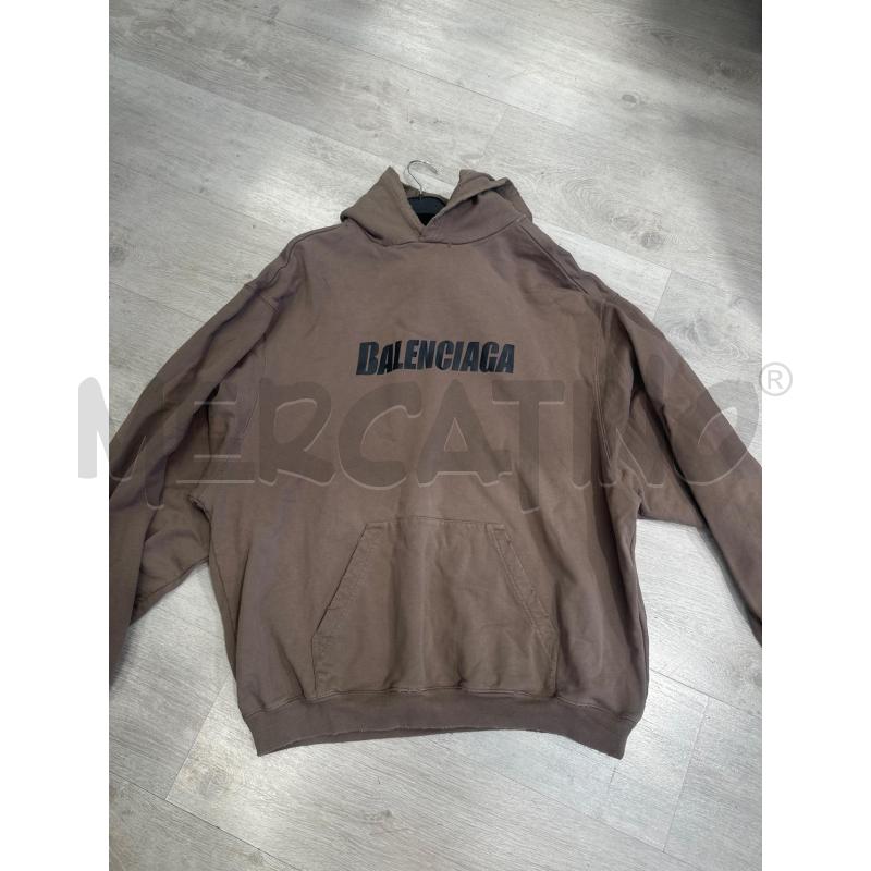 FELPA BALENCIAGA MARRONE  | Mercatino dell'Usato San giovanni teatino 1