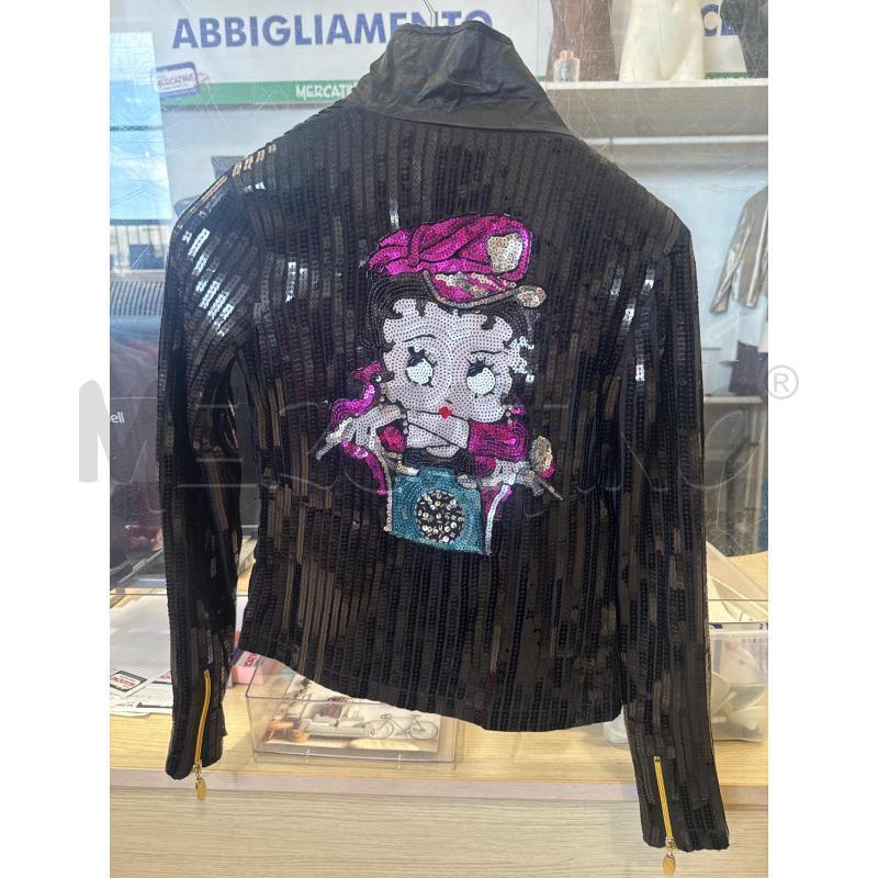 FELPA BAMBINA BETTY BOOP NERA PAILLETTES  | Mercatino dell'Usato San giovanni teatino 2