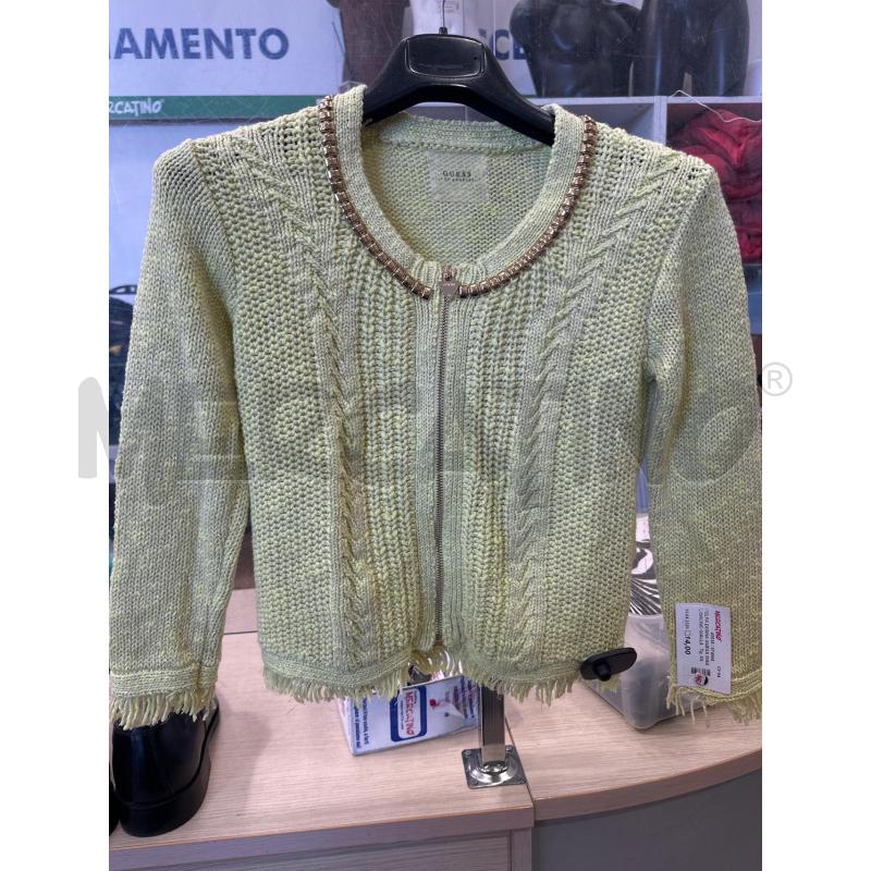 FELPA DONNA GUESS MAGLIONCINO GIALLA  | Mercatino dell'Usato San giovanni teatino 1
