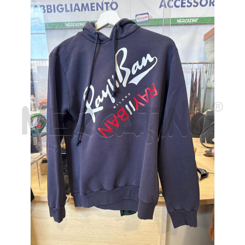 FELPA UOMO RAYBAN BLU | Mercatino dell'Usato San giovanni teatino 1