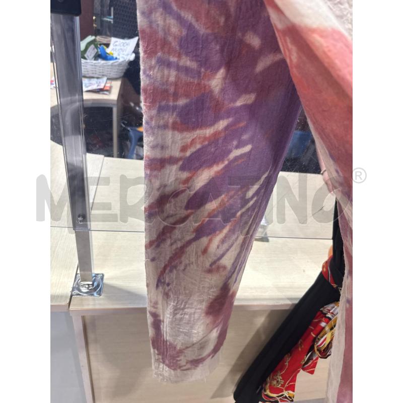 FOULARD BASILE BEIGE VIOLA ROSA | Mercatino dell'Usato San giovanni teatino 3