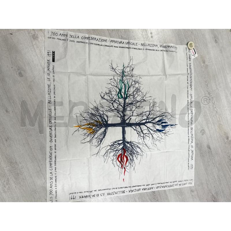 FOULARD BIANCO FANTASIA | Mercatino dell'Usato San giovanni teatino 1