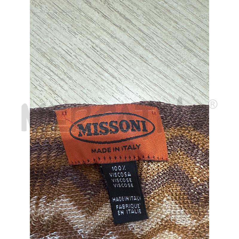 FOULARD MISSONI MARRONE BEIGE  | Mercatino dell'Usato San giovanni teatino 2
