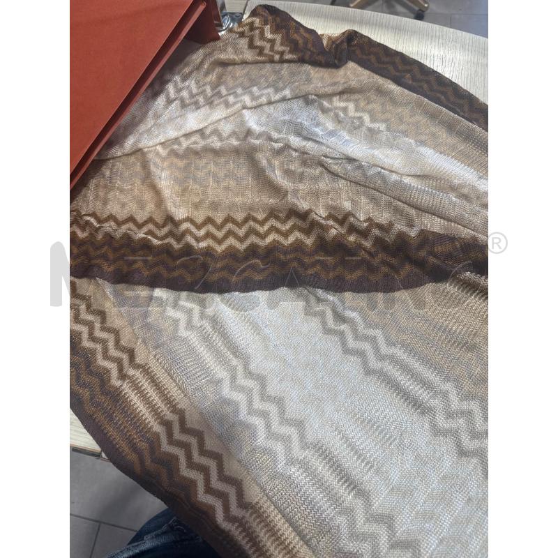 FOULARD MISSONI MARRONE BEIGE  | Mercatino dell'Usato San giovanni teatino 3