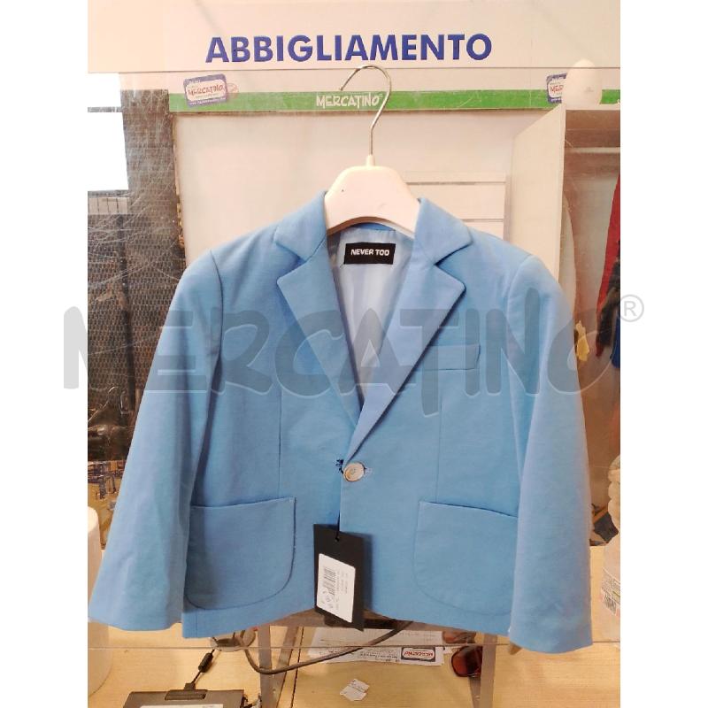 GIACCA BAMBINO NEVER TOO AZZURRA | Mercatino dell'Usato San giovanni teatino 1