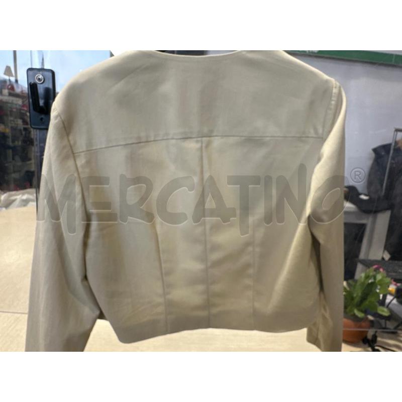 GIACCA DONNA BIANCO GHIACCIO BEIGE  | Mercatino dell'Usato San giovanni teatino 4