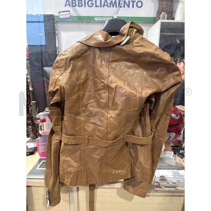 GIACCA DONNA ONLY MARRONE PELLE  | Mercatino dell'Usato San giovanni teatino 2