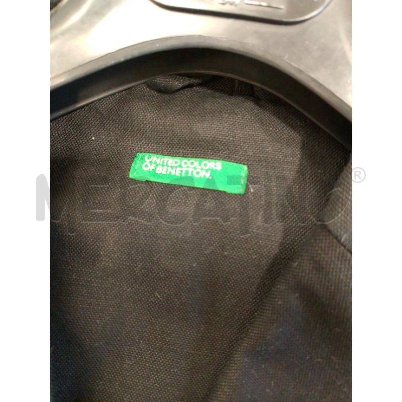 GIACCA UOMO BENETTON NERA LINO | Mercatino dell'Usato San giovanni teatino 2