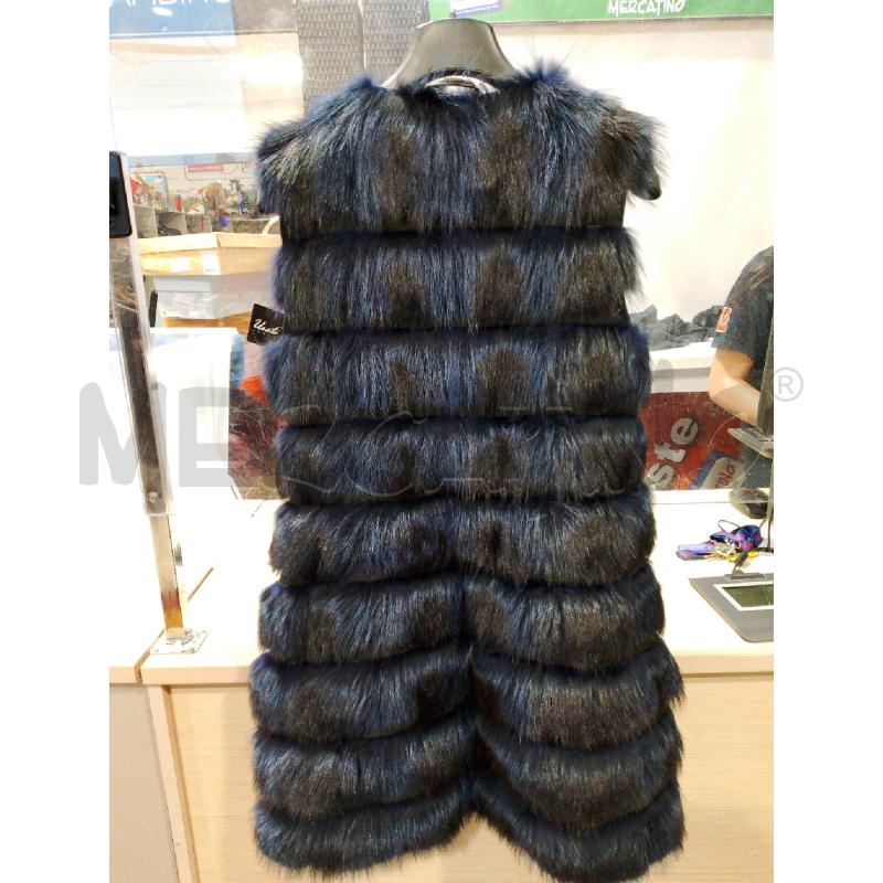 GILET LES NOIR PELLICCIA BLU NERA TG 42 | Mercatino dell'Usato San giovanni teatino 3