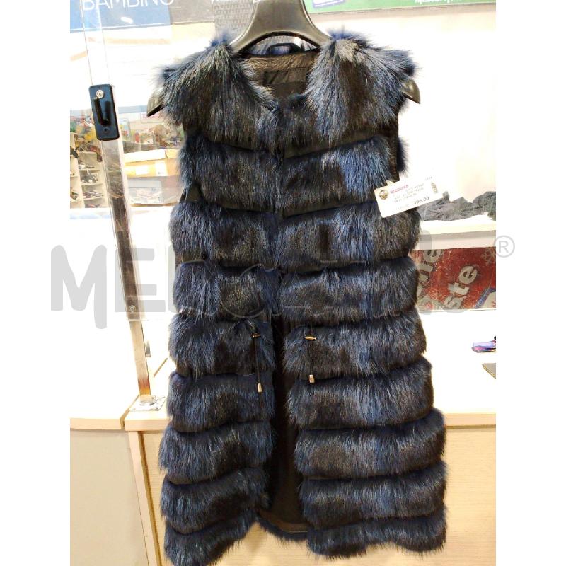 GILET LES NOIR PELLICCIA BLU NERA TG 42 | Mercatino dell'Usato San giovanni teatino 5