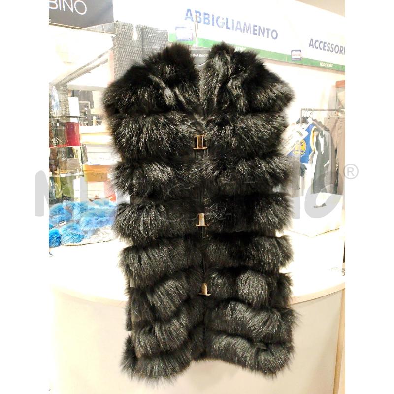 GILET LES NOIR PELLICCIA NERO TG 42 | Mercatino dell'Usato San giovanni teatino 1