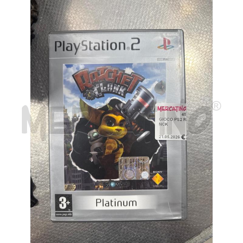 GIOCO PS2 RATCHET CLANCK  | Mercatino dell'Usato San giovanni teatino 1