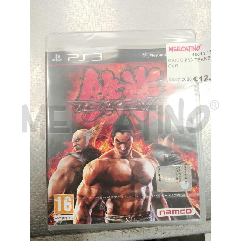 GIOCO PS3 TEKKEN 6 NUOVO | Mercatino dell'Usato San giovanni teatino 1