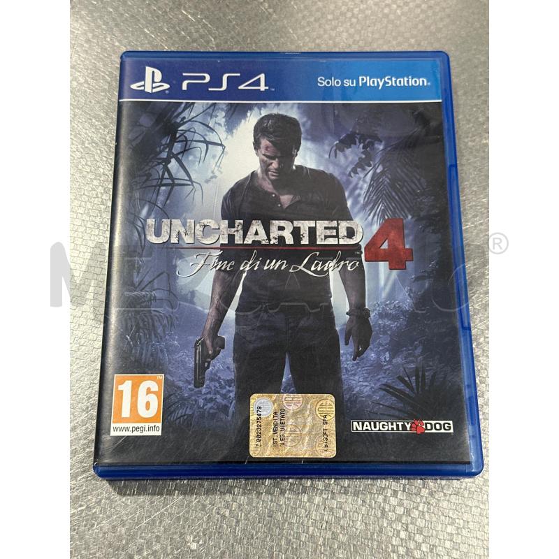 GIOCO PS4 UNCHARTED 4 | Mercatino dell'Usato San giovanni teatino 1